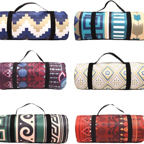 Authentic Store Outdoor Camping Mat Fashion Nation Style Printed Thickened - Picture 7 of 14